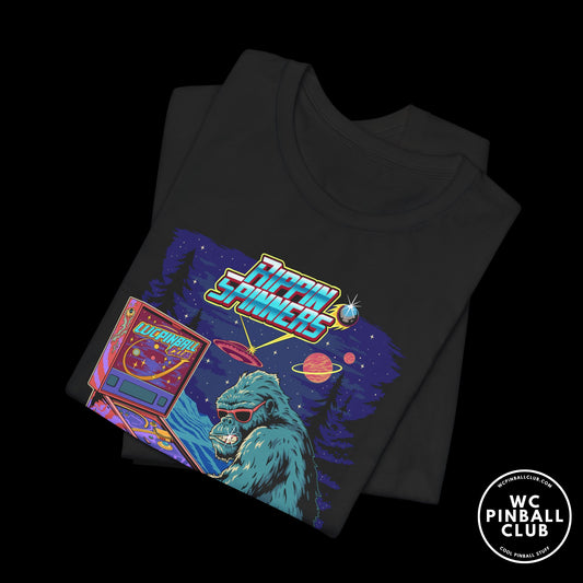 Bigfoot Rippin' Spinners - Premium Pinball TShirt
