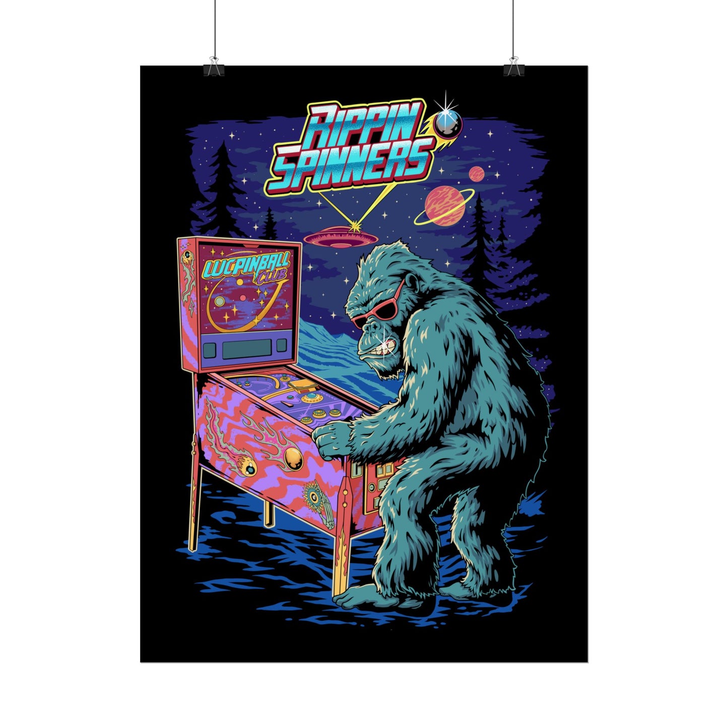 Rippin Spinners - 18"x24" Rolled Poster